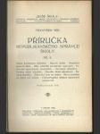 Příručka republikánského správce školy, díl. ii. - náhled