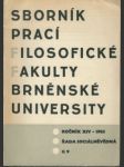 Sborník prací filosofické fakulty brněnské university - náhled