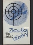 Zkouška důvěry jánský filip - náhled