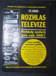 13. vydání - Rozhlas, televize (přehledy vysílačů pro rok 2007) - náhled