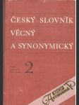 Český slovník věcný a synonymický 2. - náhled