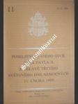 Poselství k oslavě třetího světového dne nemocných 11. února 1995 - jan pavel ii. - náhled