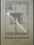 Sváteční meditace - KLIKA František P. - náhled