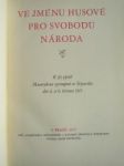 Ve jménu Husově pro svobodu národa. - náhled