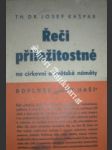 Řeči příležitostné na církevní a světské náměty - kašpar josef - náhled