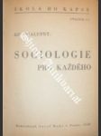 Sociologie pro každého - chalupný emanuel - náhled