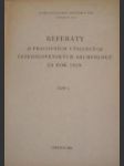 Referáty o pracovních výsledcích československých archeologů za rok 1959 - náhled