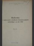 Referáty o pracovních výsledcích československých archeologů za rok 1955 - náhled