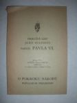 Okružní list o pokroku národu.populorum progressio - pavel vi. - náhled