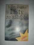 Listy ze záhrobí - burke john - náhled