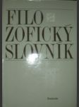 Filosofický slovník - kolektiv - náhled