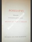 POSELSTVÍ - Almanach k dvacátému pátému výročí Družiny literární a umélecké - Kolektiv - náhled