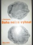 Boha nelze vyhnat - pachman luděk - náhled