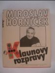 Klaunovy rozpravy - HORNÍČEK Miroslav - náhled