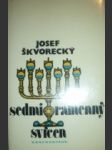 Sedmiramenný svícen - škvorecký josef - náhled