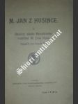 M. jan z husince - i. stručný nástin filosofického vzdělání m. jana husa - rejzek antonín t.j. - náhled