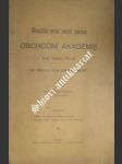 Dvacátá první roční zpráva OBCHODNÍ AKADEMIE  král. města Plzně za školní rok 1906 - 1907 - KOSTINEC Antonín - náhled