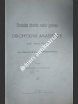 Dvacátá čtvrtá roční zpráva OBCHODNÍ AKADEMIE  král. města Plzně za školní rok 1909 - 1910 - KOSTINEC Antonín - náhled