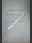 Dvacátá  roční zpráva OBCHODNÍ AKADEMIE  král. města Plzně za školní rok 1905 - 1906 - KOTĚRA Antonín - náhled