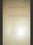 Kuncířova ročenka 1931 - náhled