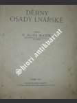 Dějiny osady lnářské - majer alois - náhled