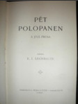 Pět polopanen a jiná prosa - KRONBAUER Rudolf Jaroslav - náhled