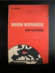 Národní hospodářství pro každého. - pimper antonín - náhled