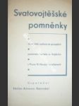 Svatovojtěšské pomněnky - nesnídal václav antonín ( uspořádal ) - náhled