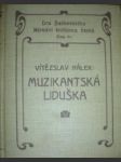 Muzikantská liduška - hálek vítězslav - náhled