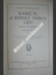 Karel iv. a římský tribun lidu ( cola di rienzi ) - chocholoušek prokop - náhled