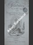 Die Psalmen. / Die Klagelieder des Propheten Jeremias und die übrigen Gesänge der heiligen Schrift - WEINZIERL Franz Joseph - náhled