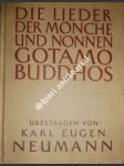 Die Lieder der Mönche und Nonnen Gotamo Buddhos - NEUMANN Karl Eugen - náhled