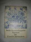 Berlin-brandenburgische fayencen des 17.und 18.jahrhunderts - peibst swantje - náhled