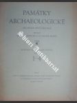 Díl xxxviii - sešit 1-4 - památky archaeologické - náhled