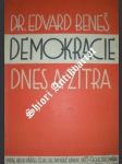 Demokracie dnes a zítra - BENEŠ Edvard - náhled