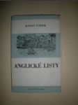 Anglické listy (1947) - ČAPEK Karel - náhled