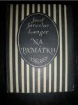 Na památku (2) - LANGER Josef Jaroslav - náhled