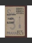 Paměti bláznovy (ed. Lidová knihovna Aventina) - náhled