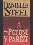 Pět dní v paříži steel danielle - náhled