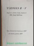 Věrouka iii-v ( strojopis ) - zvěřina josef - náhled