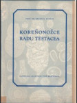 Koreňonožce radu Testacea - náhled