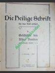 Die Heilige Schrift für das Volk erklärt : I. Geschichte des Alten Bundes : Die fünf Bücher Mose - LINDER Joseph S.J. - náhled