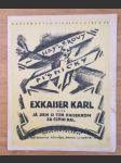 Exkaiser Karl  / noty / - náhled