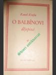 O balbínovi dějepisci - krofta kamil - náhled