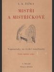 Mistři a mistříčkové (Vzpomínky na české muzikanty) - náhled