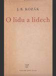 O lidu a lidech - náhled