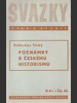 Poznámky k českému historismu - náhled