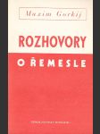 Rozhovory o řemesle - náhled