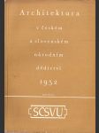 Architektura v českém a slovenském národním dědictví 1952 - náhled