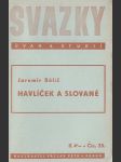 Havlíček a slované - náhled